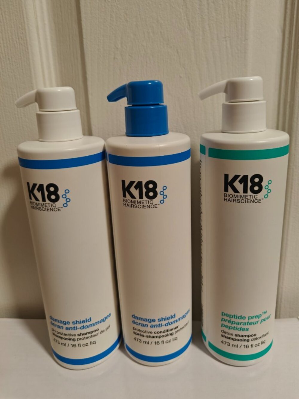 K18 detox shampoo/protective conditioner/shampoo 3 jumbo set (New unopened)